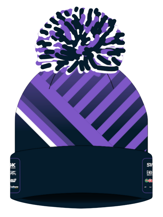 M-Sport Purple Bobble Hat- Limited Edition