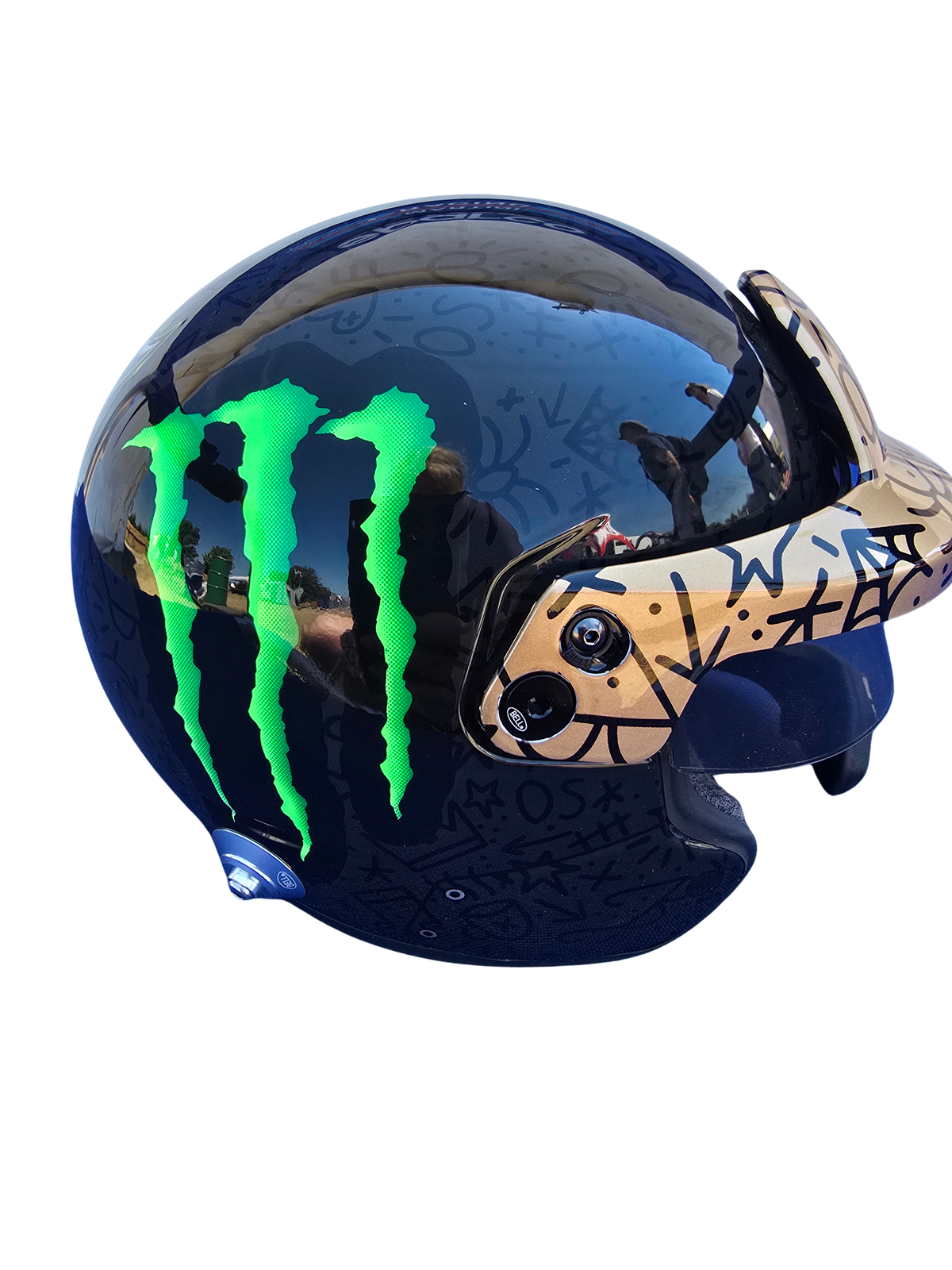 Oliver Solberg 2025 Mini Helmet 1:2 Scale- by Bell- EXCLUSIVE