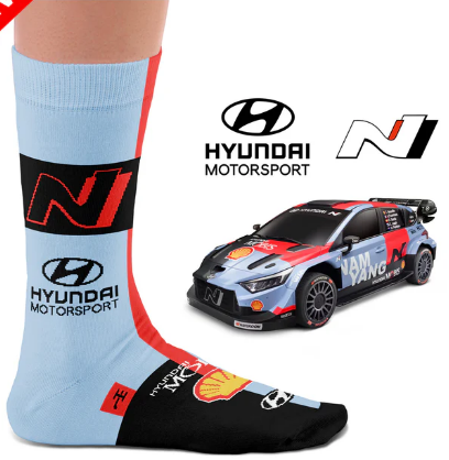 Hyundai WRC 2026 Socks- by Heeltread- One size