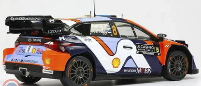 Hyundai-Ott Tänak- Monte Carlo 2025- 1/18 Scale- by IXO-RMC230B- WEDNESDAY OFFER