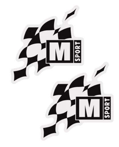 M-Sport Double Pack Sticker Set- Black